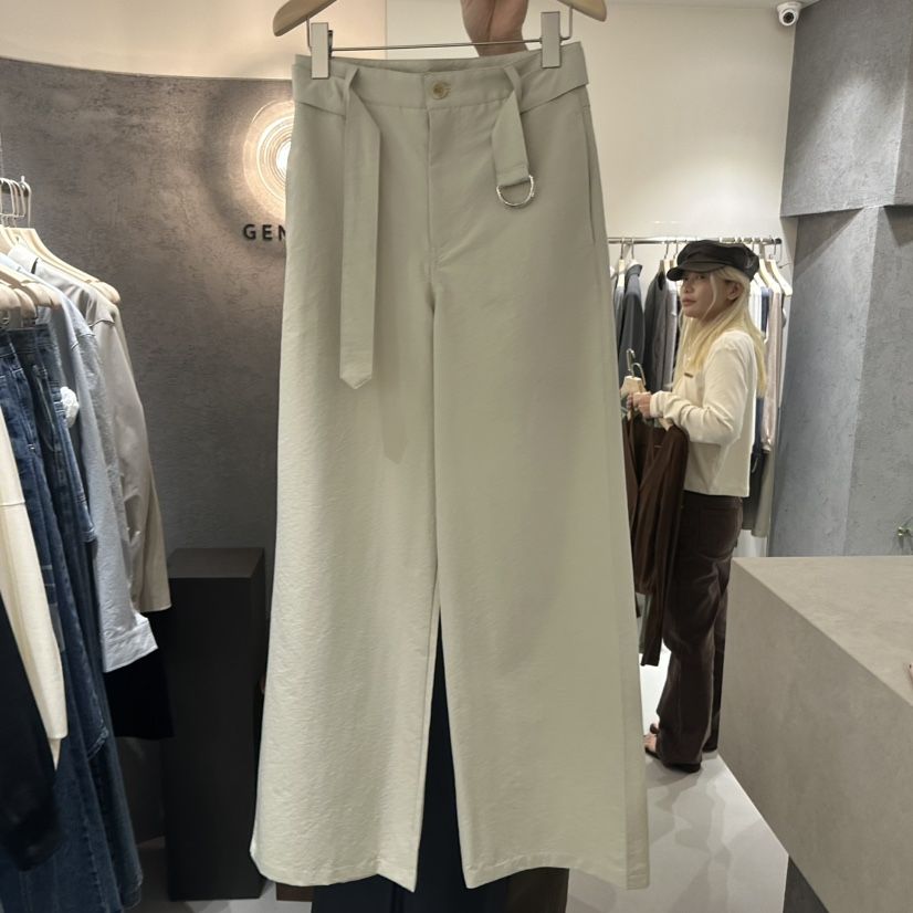 GENTLE B/LOVENTINA東大門實拍女裝新款人氣休閑褲含腰帶GENTLE B/LOVENTINA休閑褲