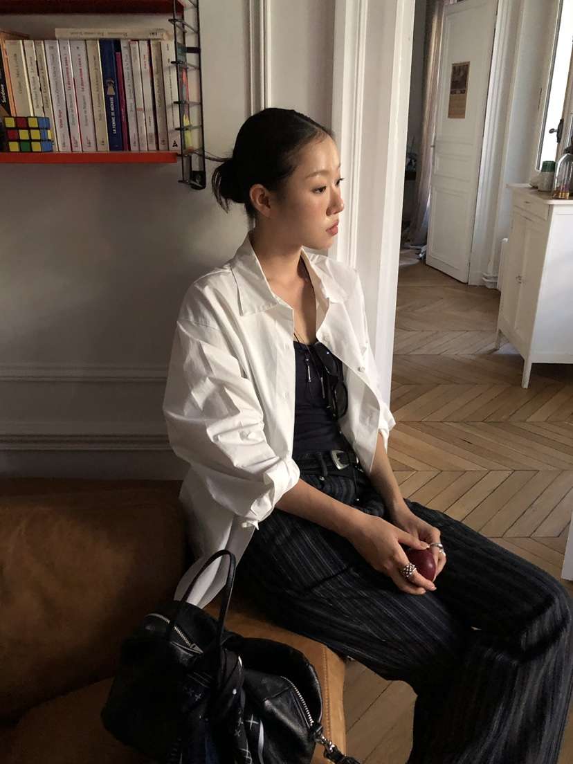 ATMOSPHERE東大門實拍女士新款真品推薦熱賣時尚襯衫蕾絲衫ATMOSPHERE襯衫/蕾絲衫