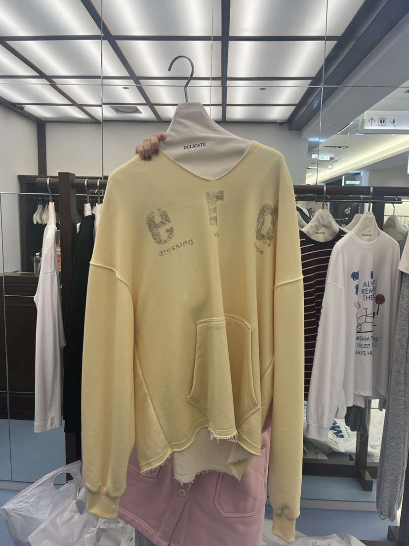 DELICATE韓國代購女裝新款真品推薦人氣熱賣休閑時尚衛衣DELICATE衛衣