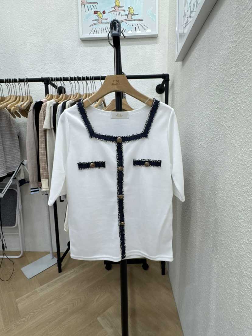 ABLESTUDIO東大門實拍女士新品真品人氣休閑時尚熱賣推薦T恤ABLESTUDIOT恤