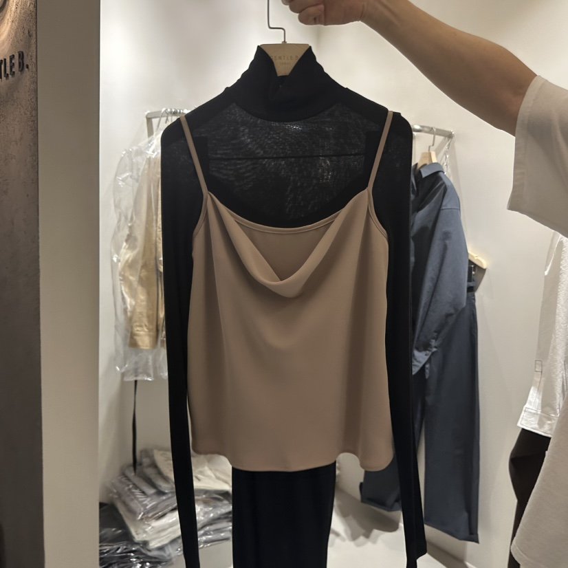 GENTLE B/LOVENTINA東大門代購女裝新品時尚吊帶背心不含內搭雙面緞面GENTLE B/LOVENTINA吊帶/背心