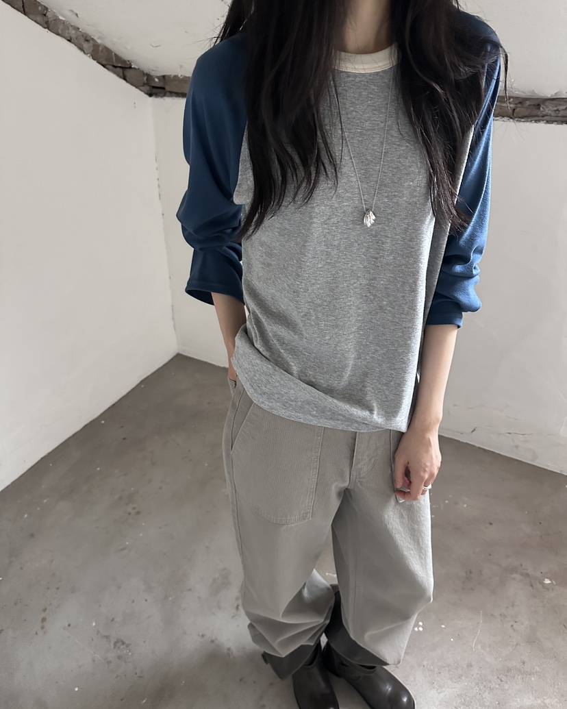 HOWDY/FACT THE NERD東大門實拍女士新品人氣休閑長袖T恤HOWDY/FACT THE NERD長袖T恤
