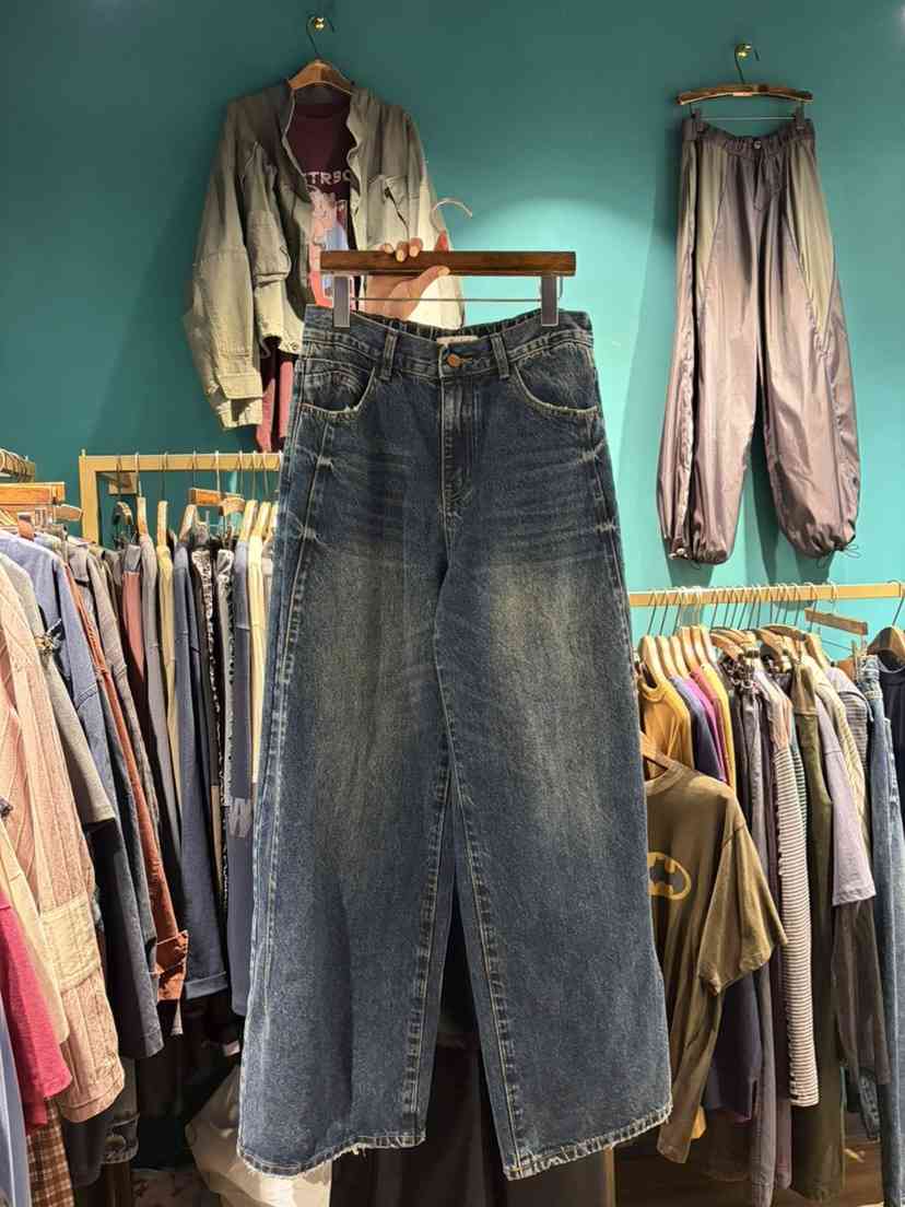 MERCI LINDA東大門代購女士新款休閑熱賣真品人氣牛仔褲MERCI LINDA牛仔褲