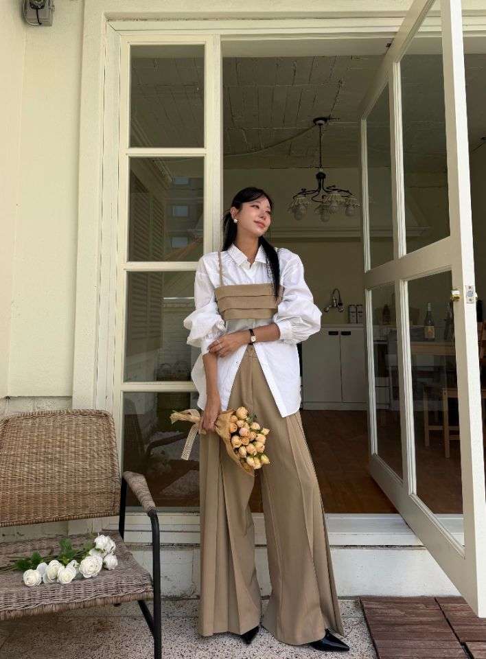mars韓國直郵女裝新款人氣時尚職業休閑熱賣推薦吊帶背心mars吊帶/背心
