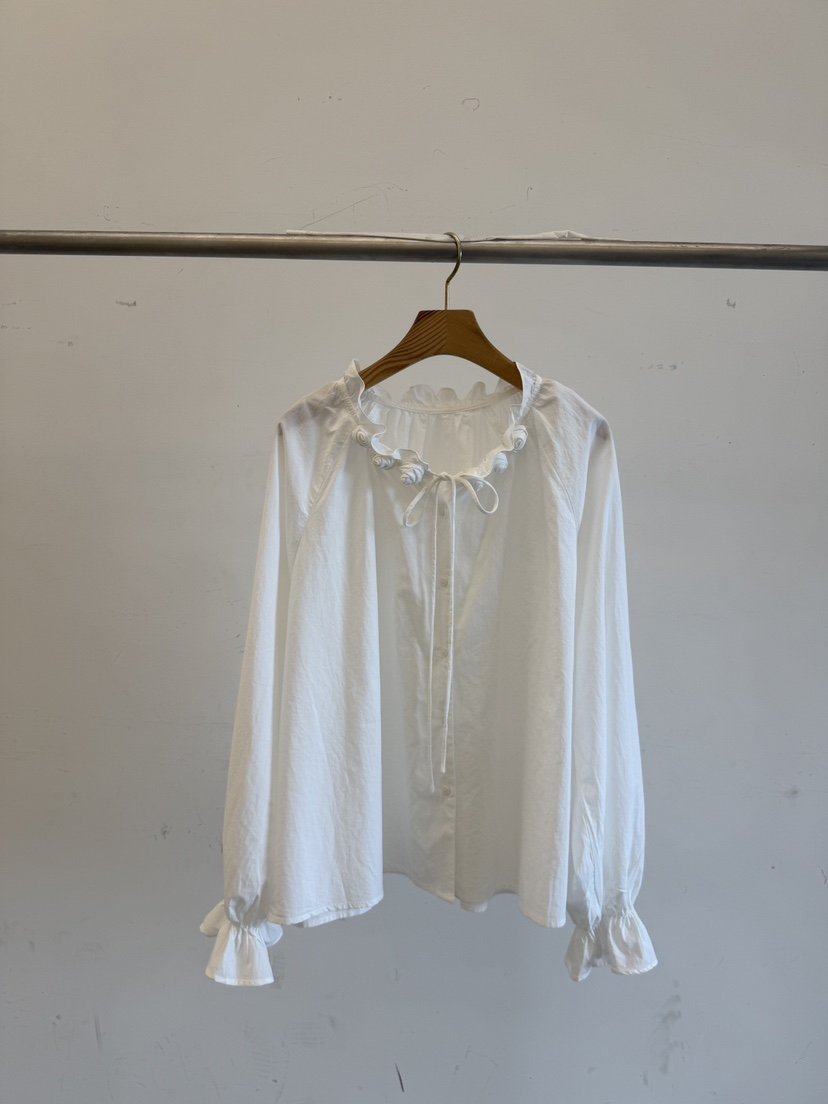 LAUNDRY韓國代購女裝新品推薦時尚人氣休閑襯衫蕾絲衫燈芯絨LAUNDRY襯衫/蕾絲衫