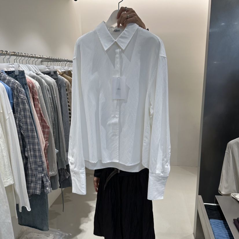 ALTER韓國代購女士新品熱賣真品時尚職業人氣休閑襯衫蕾絲衫Alter襯衫/蕾絲衫