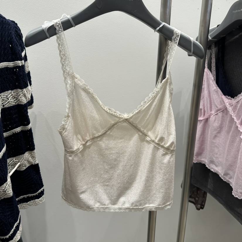 TARABY MOTION東大門實拍女裝新品休閑吊帶背心不含內搭絲絨TARABY MOTION吊帶/背心