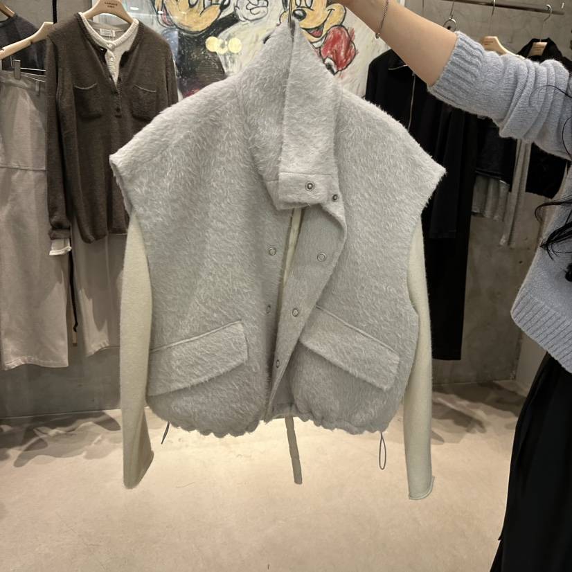 LAMAGIEPIE/LAMAGIE GREY東大門直郵女士新款休閑馬甲不含內搭LAMAGIEPIE/LAMAGIE GREY馬甲