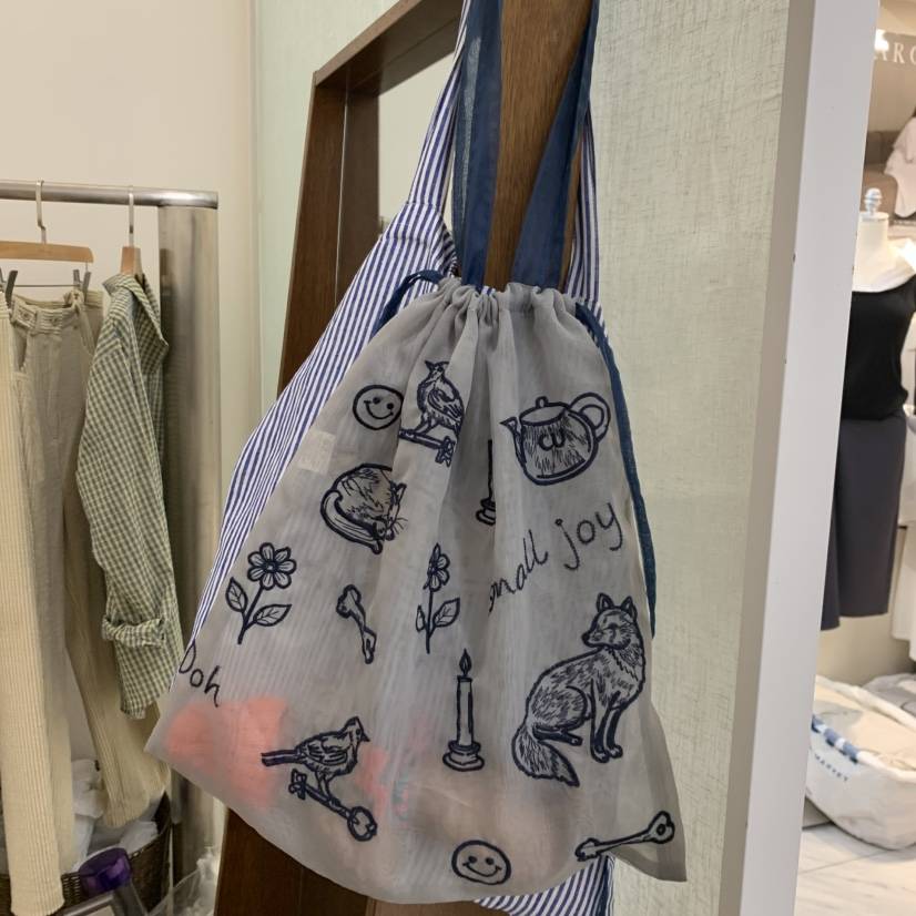 DOHWAJI東大門代購女士新款熱賣真品時尚休閑單肩斜跨包刺繡DOHWAJI單肩/斜跨包