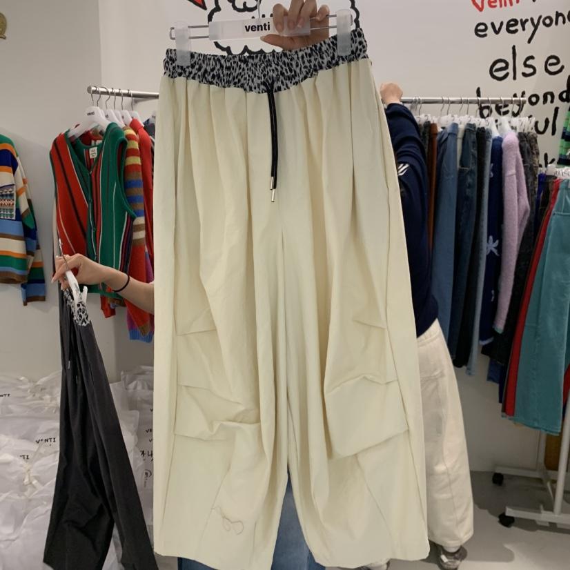 VENTI東大門實拍女士新品熱賣人氣時尚推薦真品休閑褲豹紋VENTI休閑褲