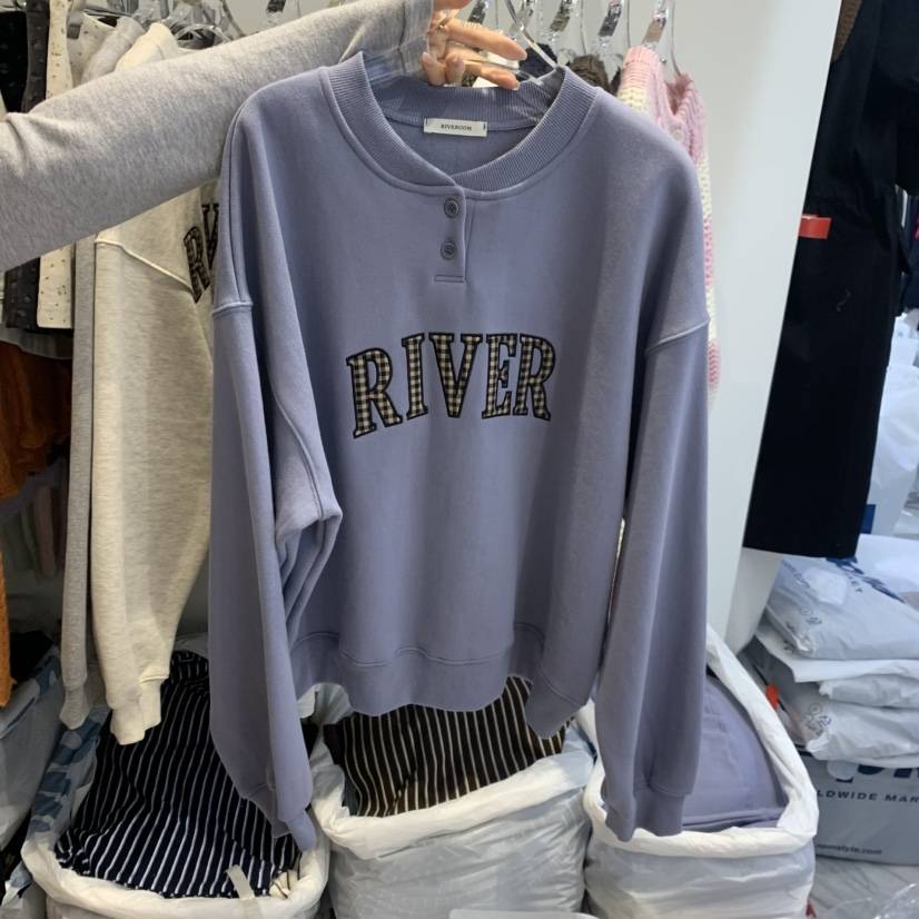 RIVEROOM東大門實拍女裝新款推薦時尚休閑熱賣人氣衛衣加絨RIVEROOM衛衣