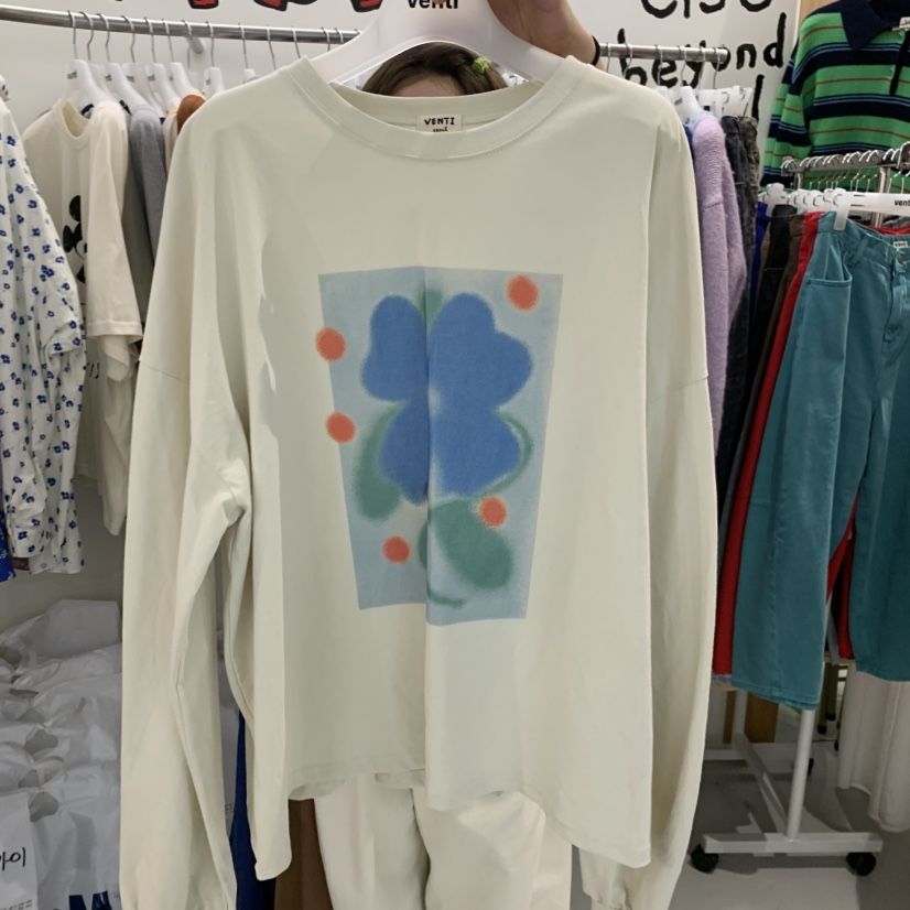 VENTI東大門代購女裝新品人氣時尚熱賣推薦休閑真品長袖T恤VENTI長袖T恤