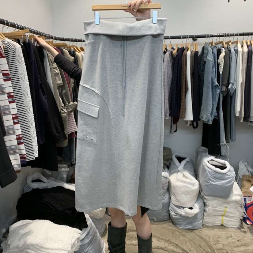 ALMOND PEPE韓國直郵女士新品人氣真品熱賣推薦休閑長裙ALMOND PEPE長裙