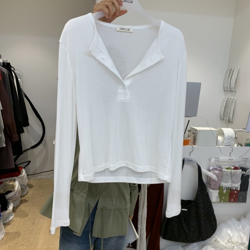 RUMIRU/AWEAR韓國直郵女裝新品真品推薦人氣時尚長袖T恤awear/RUMIRU長袖T恤