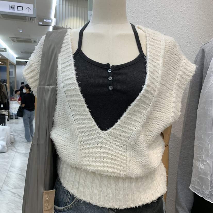 ALMOND PEPE韓國代購女裝新款真品吊帶背心不含內搭雙面ALMOND PEPE吊帶/背心
