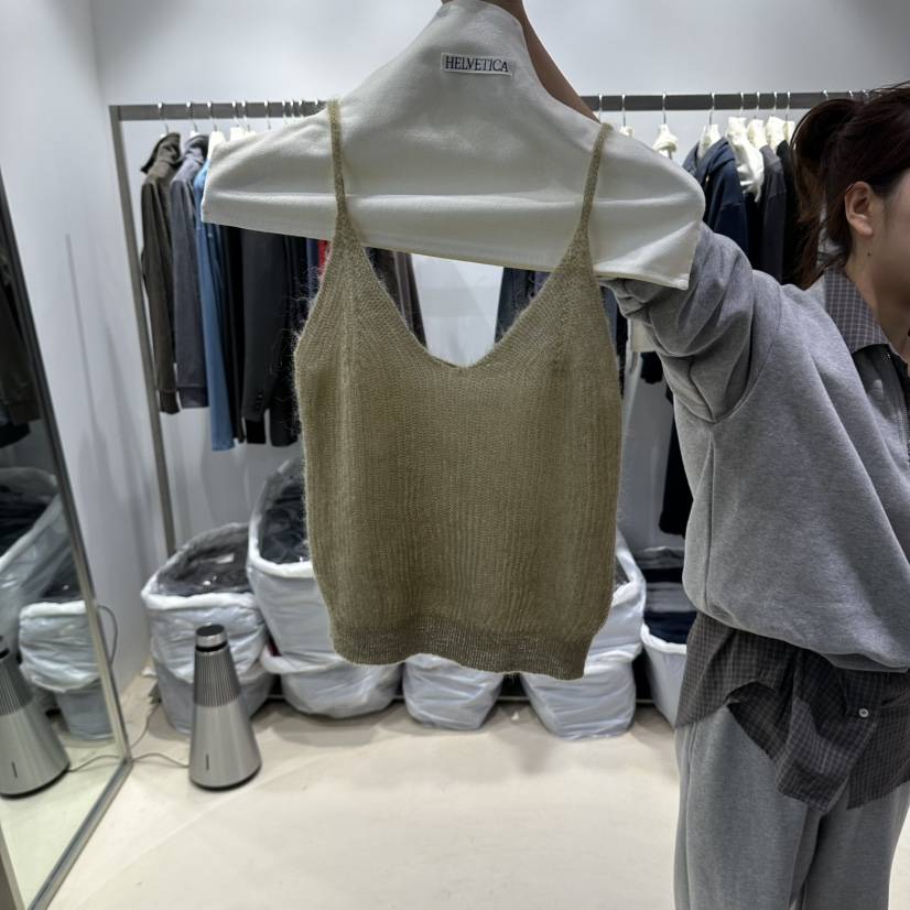 HELVETICA PLUS東大門實拍女裝新款真品休閑人氣吊帶背心HELVETICA吊帶/背心