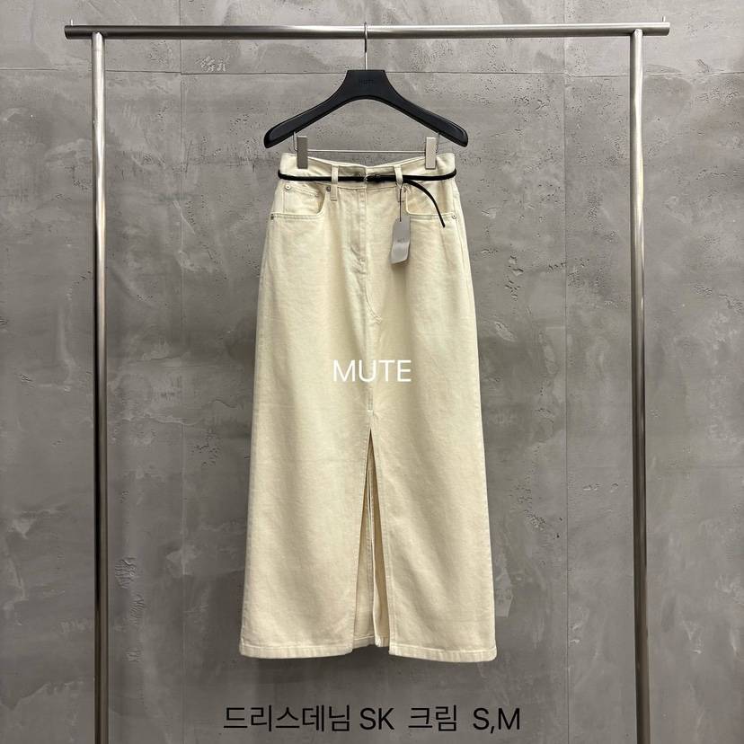MUTE-P東大門代購女裝新品休閑推薦熱賣時尚人氣長裙含腰帶MUTE長裙
