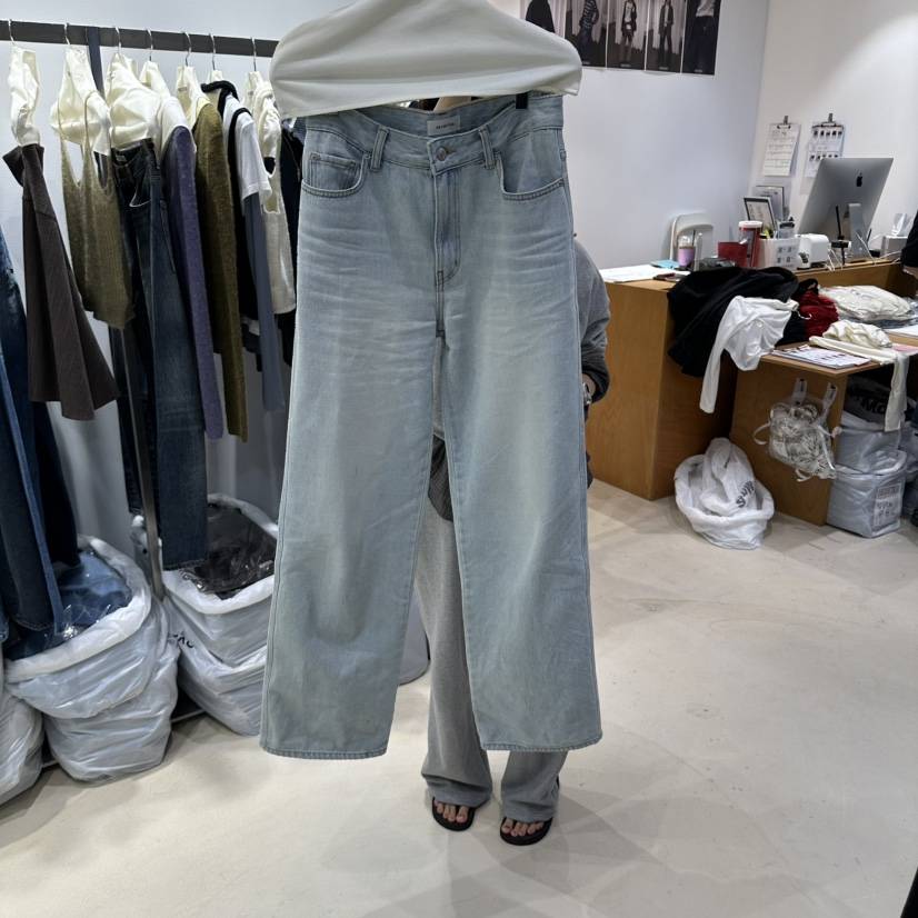 HELVETICA PLUS東大門代購女裝新款推薦人氣真品熱賣牛仔褲HELVETICA牛仔褲