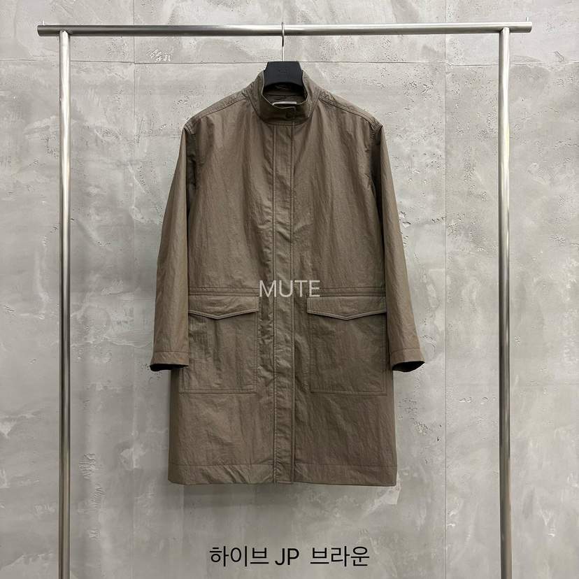 MUTE-P韓國代購女士新款時尚推薦人氣熱賣休閑真品長款風衣MUTE長款風衣
