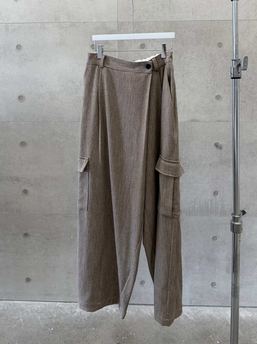 URBANE cloth東大門直郵女士新款時尚推薦休閑褲工裝褲折疊URBANE cloth休閑褲