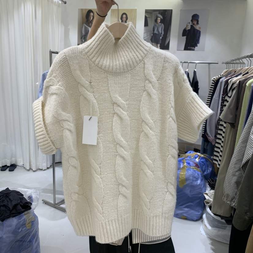 YUNBAL東大門代購女裝新款推薦休閑人氣時尚真品毛衣扭曲YUNBAL毛衣
