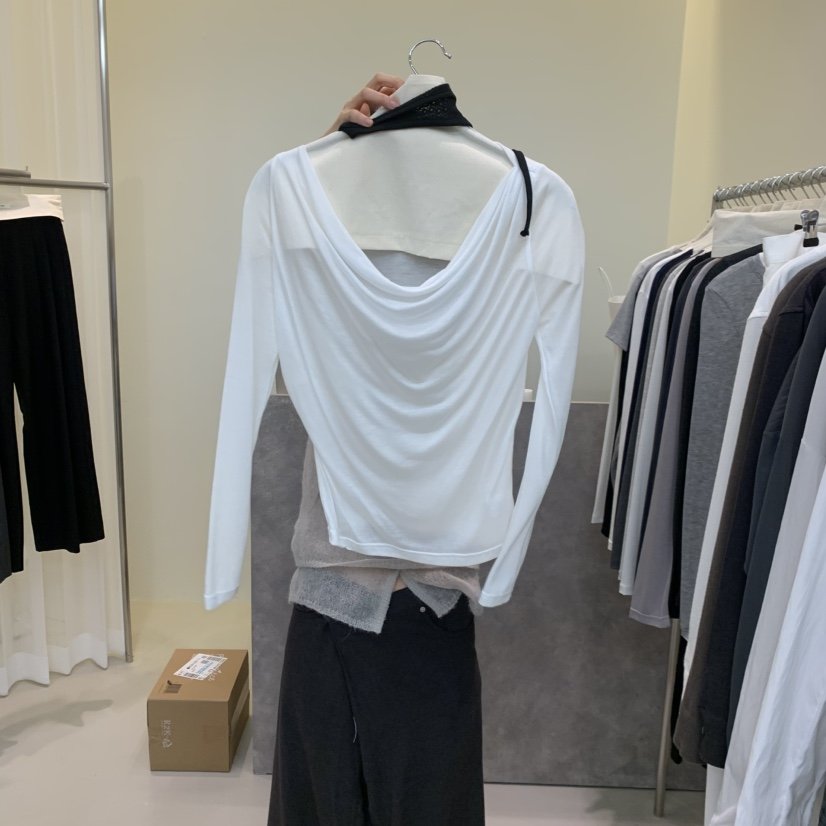 HWAE AND東大門直郵女裝新款時尚休閑推薦人氣熱賣長袖T恤HWAE AND長袖T恤