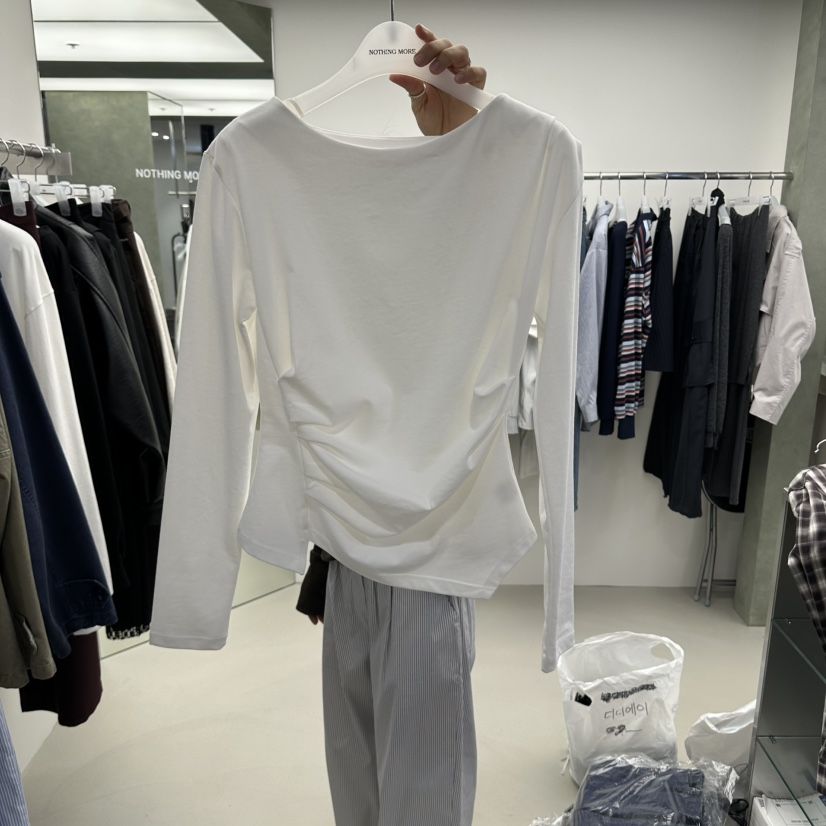 NOTHING MORE韓國直郵女裝新品推薦時尚人氣真品長袖T恤NOTHING MORE長袖T恤
