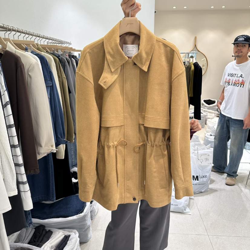 GRACIA東大門代購女士新品推薦時尚休閑人氣真品夾克麂皮GRACIA夾克