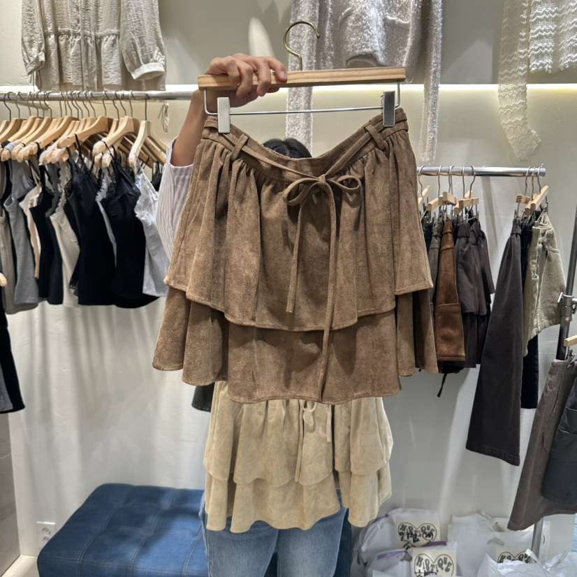 HIP.TIQUE東大門代購女裝新品時尚真品半身裙中短裙含腰繩HIP.TIQUE半身裙/中短裙