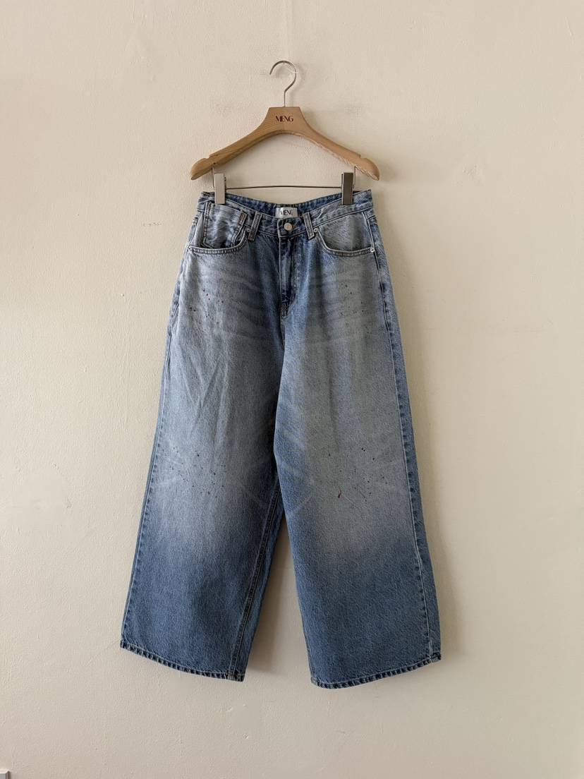 MENG/MING韓國代購女士新品推薦休閑時尚真品人氣牛仔褲MENG/MING牛仔褲