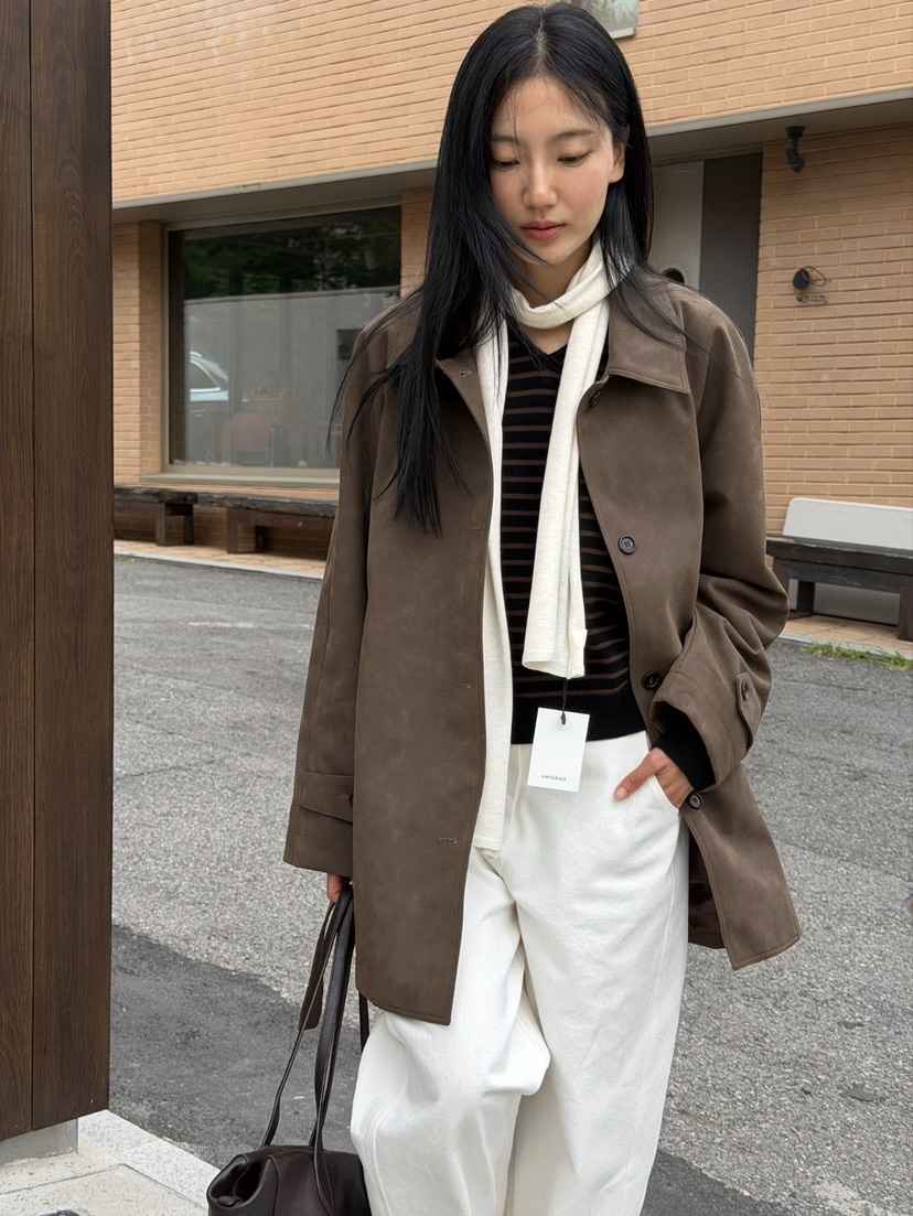 AMY GRACE-A東大門代購女士新品時尚人氣熱賣夾克含腰帶AMY GRACE夾克