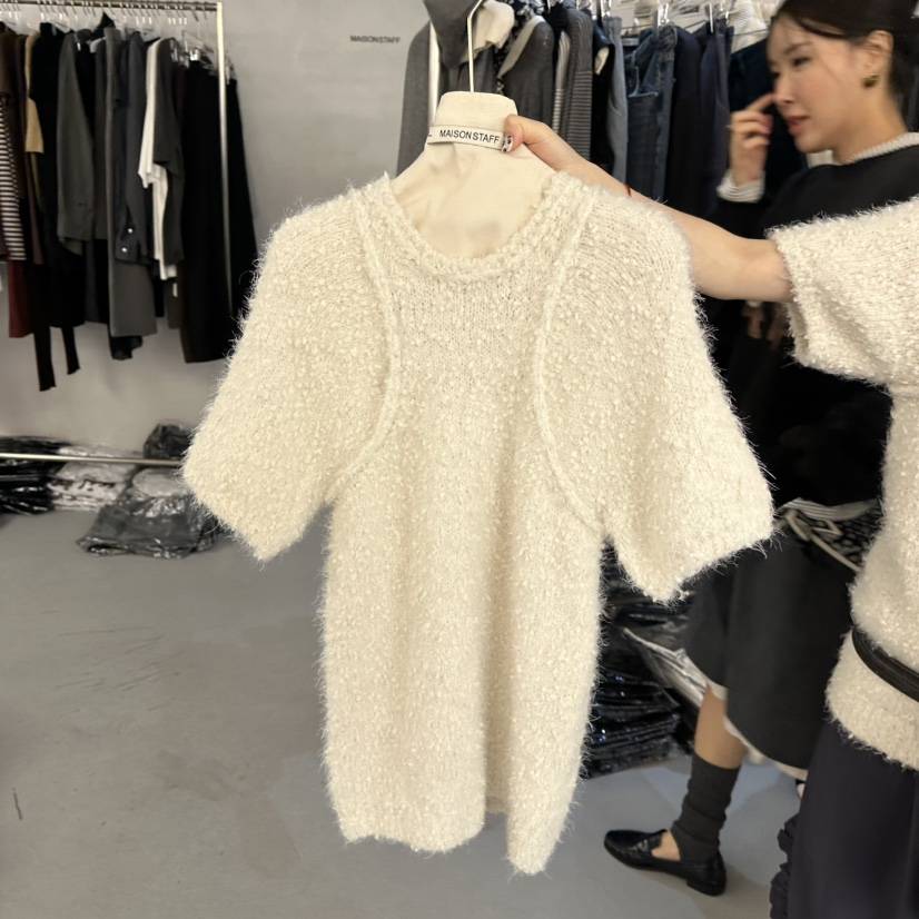 DOUBLE STANDARD/LE SMOKING/MAISONSTAFF韓國代購女裝新品真品毛衣MAISONSTAFF毛衣
