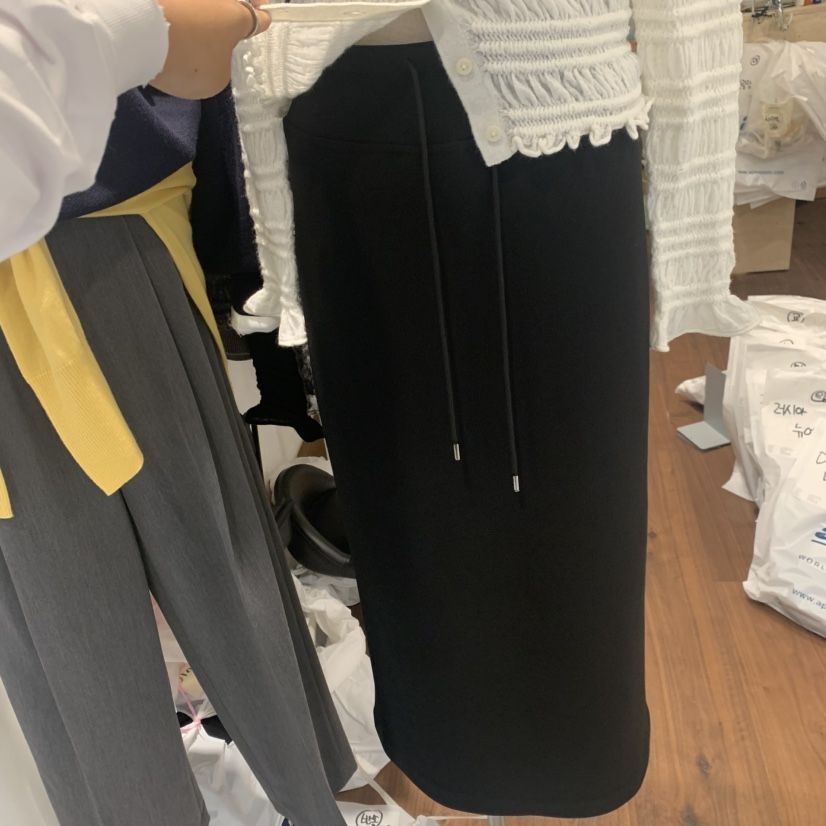 UNDERSTANDING東大門直郵女士新款推薦真品休閑時尚長裙條紋UNDERSTANDING長裙