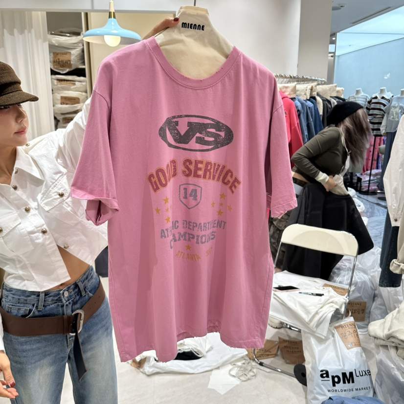 MIENNE東大門代購女裝新款推薦熱賣時尚職業人氣真品休閑T恤MIENNET恤
