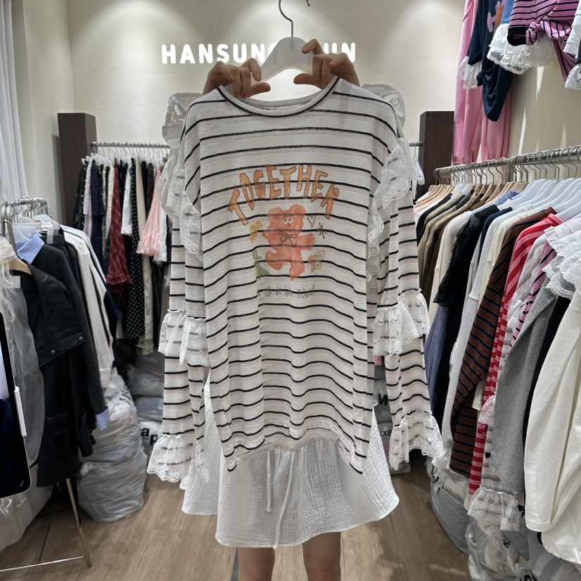 HANSUNGHYUN東大門直郵女士新款熱賣休閑人氣推薦襯衫蕾絲衫HANSUNGHYUN襯衫/蕾絲衫