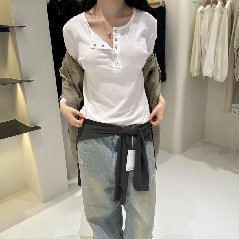 STILL MATTER韓國直郵女士新品時尚熱賣人氣長袖T恤不含Still Matter長袖T恤