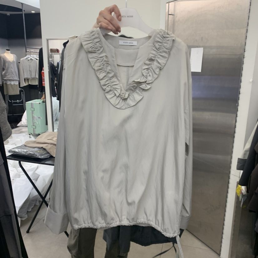 PORTS MOSS韓國代購女裝新品熱賣休閑真品推薦襯衫蕾絲衫PORTS_MOSS襯衫/蕾絲衫