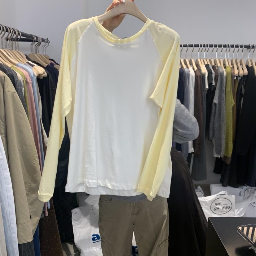 PLATE韓國直郵女士新款推薦休閑熱賣時尚人氣真品長袖T恤ANOTHER PLATE MOOD WEAR長袖T恤