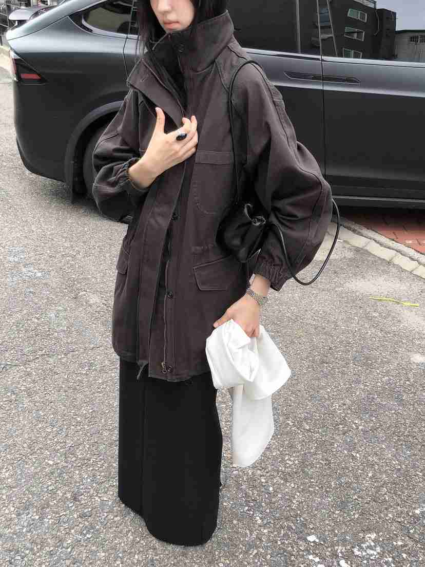 LE BUTTER韓國代購女士新款真品推薦休閑人氣時尚夾克水洗LE BUTTER夾克