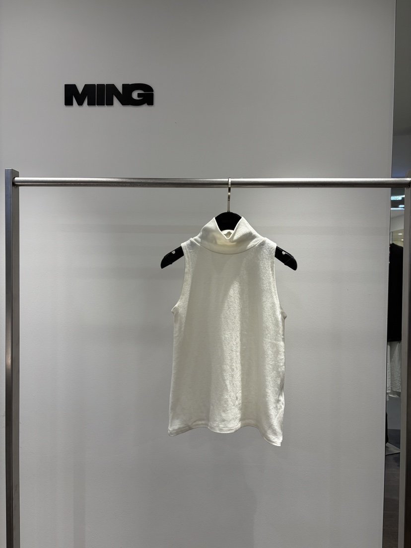 MING/MENG東大門代購女士新品休閑吊帶背心羊毛露背無袖MING/MENG吊帶/背心