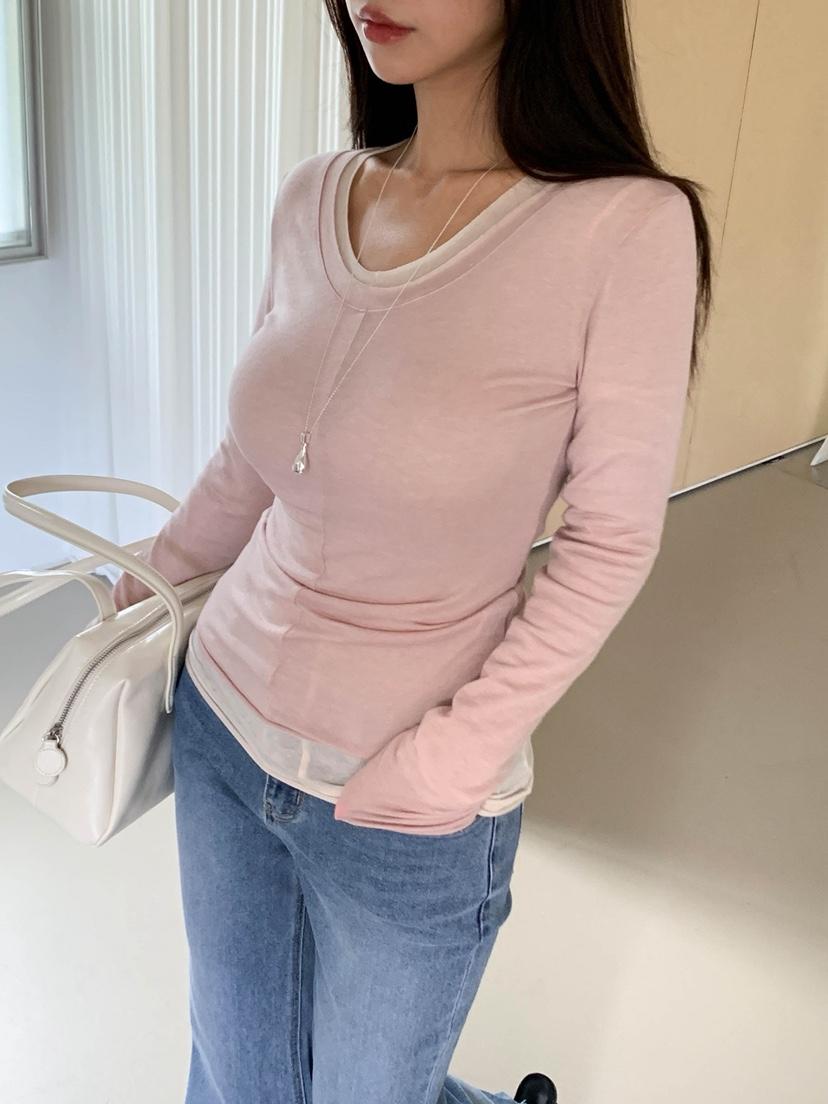 VELEN東大門代購女士新品休閑時尚真品熱賣推薦人氣長袖T恤VELEN長袖T恤
