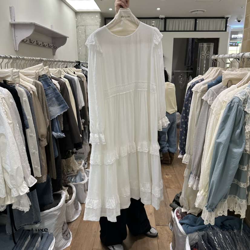 BY FLOW韓國直郵女士新品人氣熱賣真品休閑時尚連衣裙OPSBY FLOW連衣裙