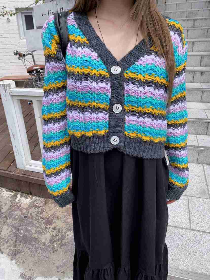 MAISONDEGLORY韓國代購女裝新品時尚熱賣推薦休閑針織衫開衫MAISONDEGLORY針織衫