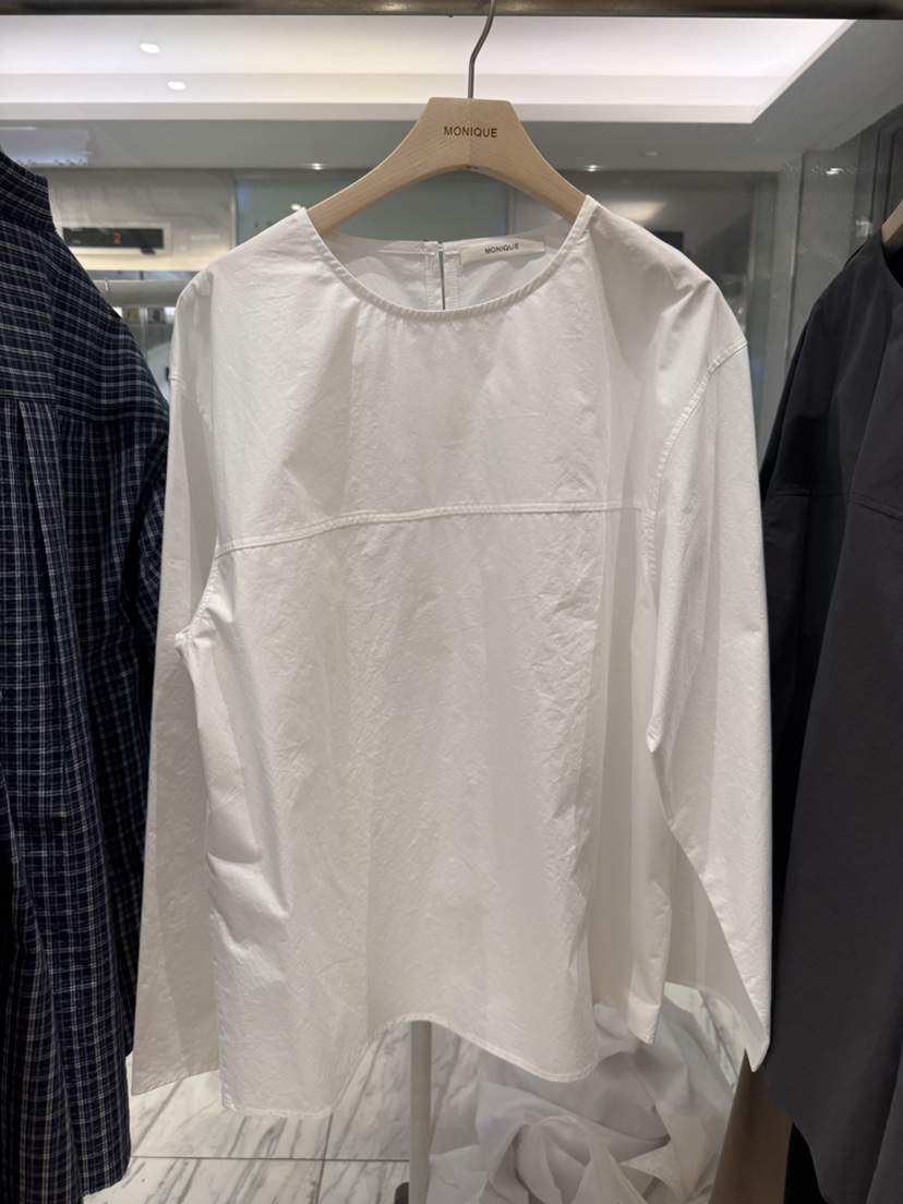 MONIQUE東大門直郵女裝新品推薦時尚真品休閑襯衫蕾絲衫棉MONIQUE襯衫/蕾絲衫