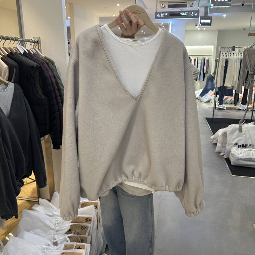 SELF SERVICE/MASOF東大門直郵女士新品時尚衛衣不含內搭羊毛SELF SERVICE/MASOF衛衣