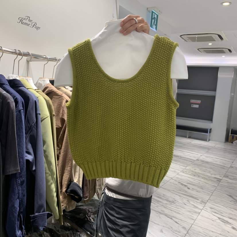 THE HOME PAGE東大門代購女士新品真品時尚休閑吊帶背心THE HOME PAGE吊帶/背心