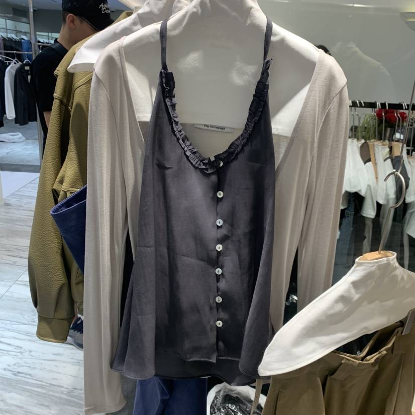 THE HOME PAGE韓國代購女裝新品真品推薦熱賣人氣吊帶背心THE HOME PAGE吊帶/背心