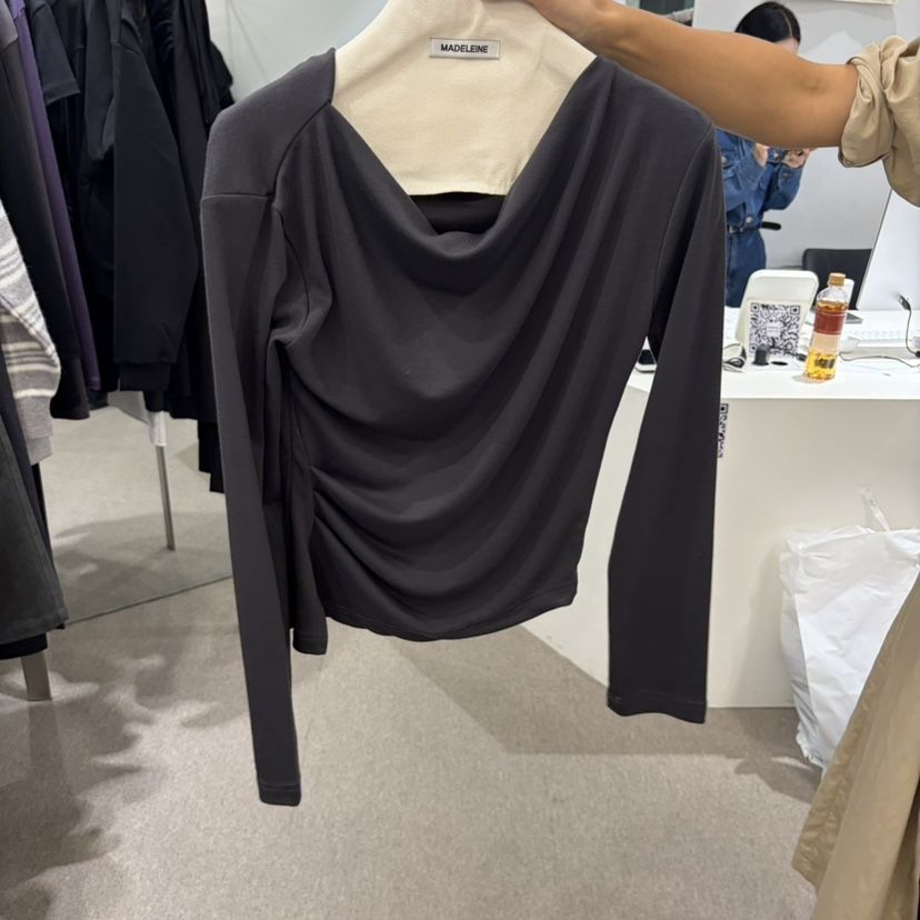 MADELEINE東大門代購女裝新品人氣時尚熱賣休閑推薦長袖T恤MADELEINE長袖T恤