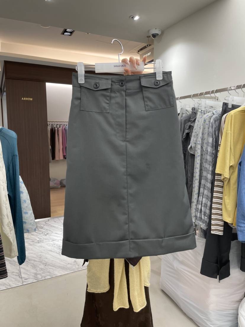 SOLD OUT東大門代購女裝新款人氣推薦半身裙中短裙不含腰帶SOLD OUT半身裙/中短裙