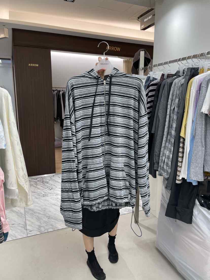 SOLD OUT東大門代購女裝新品時尚休閑熱賣衛衣拉鏈連帽衫SOLD OUT衛衣